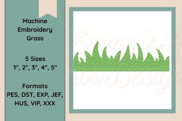 Download Grass Machine Embroidery Design - Premium Resources